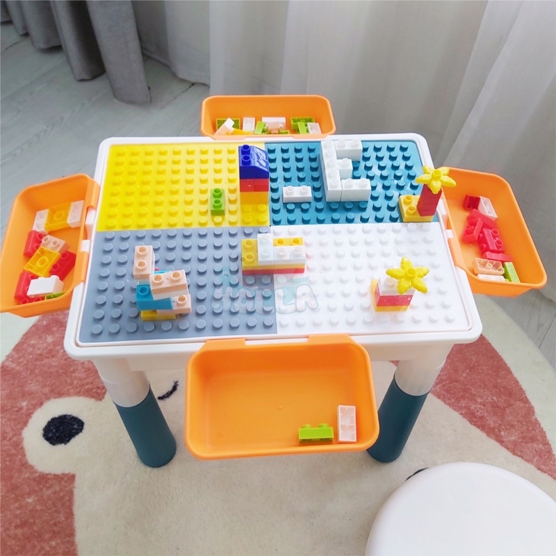 Bộ bàn lego nhỏ Holla có thể làm bàn học szie nhỏ