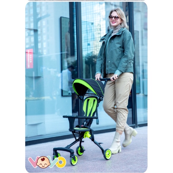 Xe đẩy gấp gọn đảo chiều Vovo VO-0206