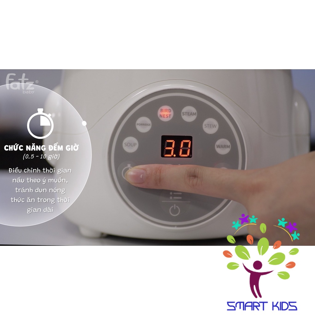 NỒI HẦM CÁCH THUỶ 2 TẦNG FATZ BABY 1.0L - STEW 2 - FB9110ZT