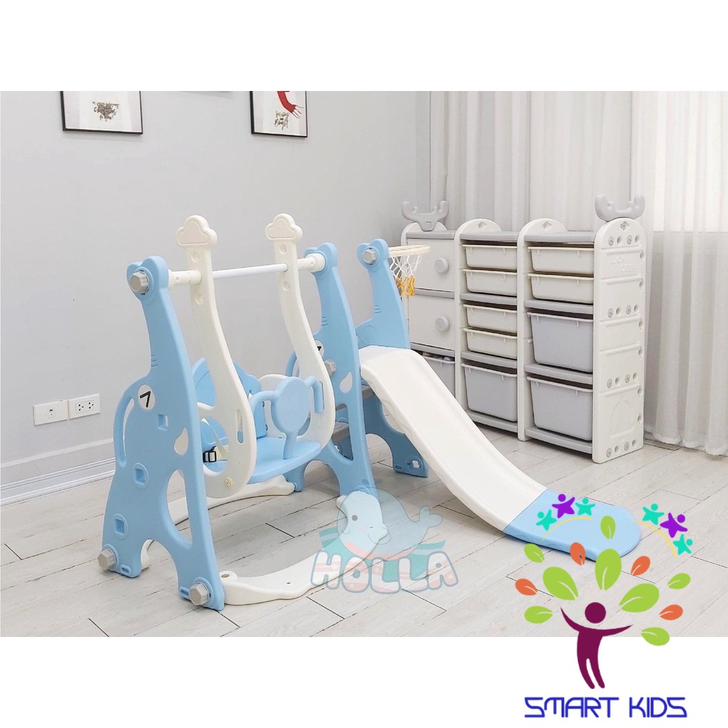 Cầu trượt xích đu voi Holla HL-10160