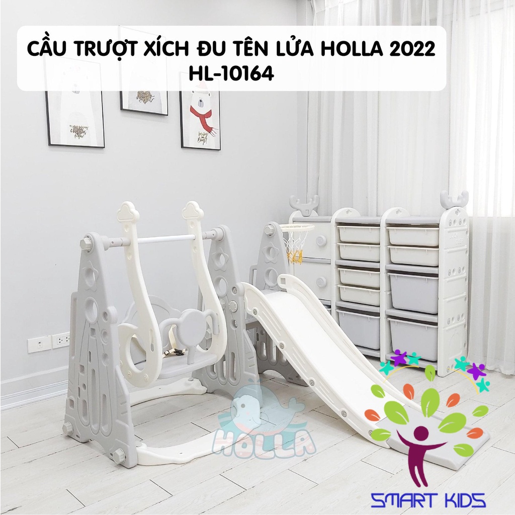 Cầu trượt xích đu tên lửa Holla HL-10164