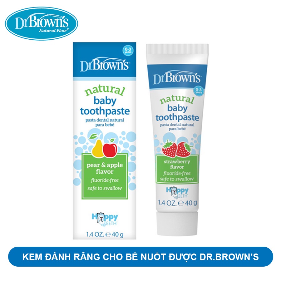 Kem đánh răng cho trẻ Organic Dr Brown's