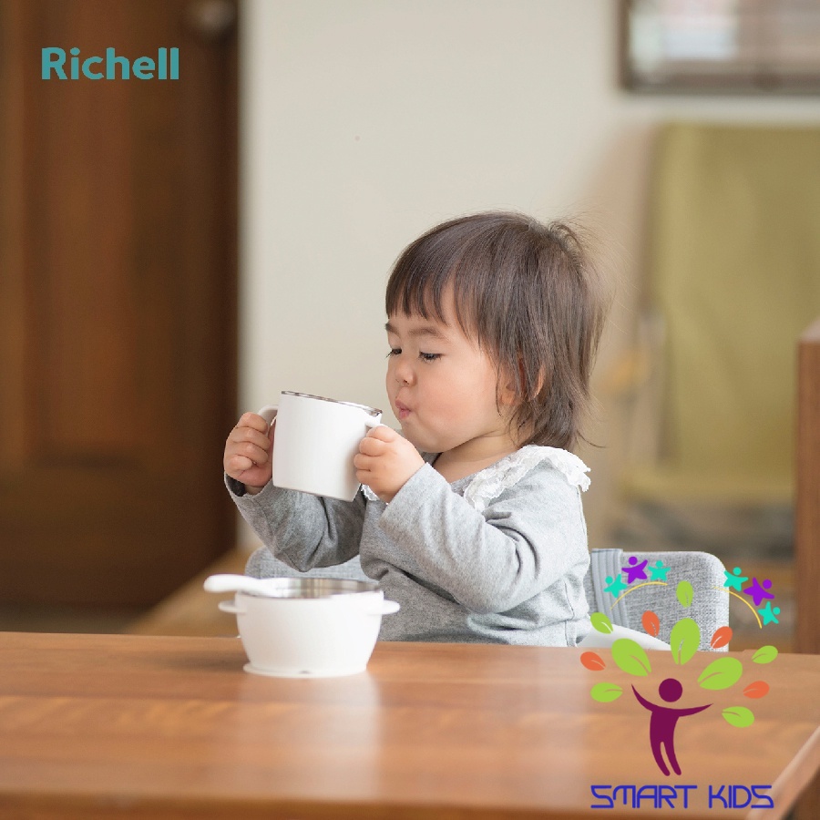 Cốc Inox 2 Tay Cầm T.L.I Richell