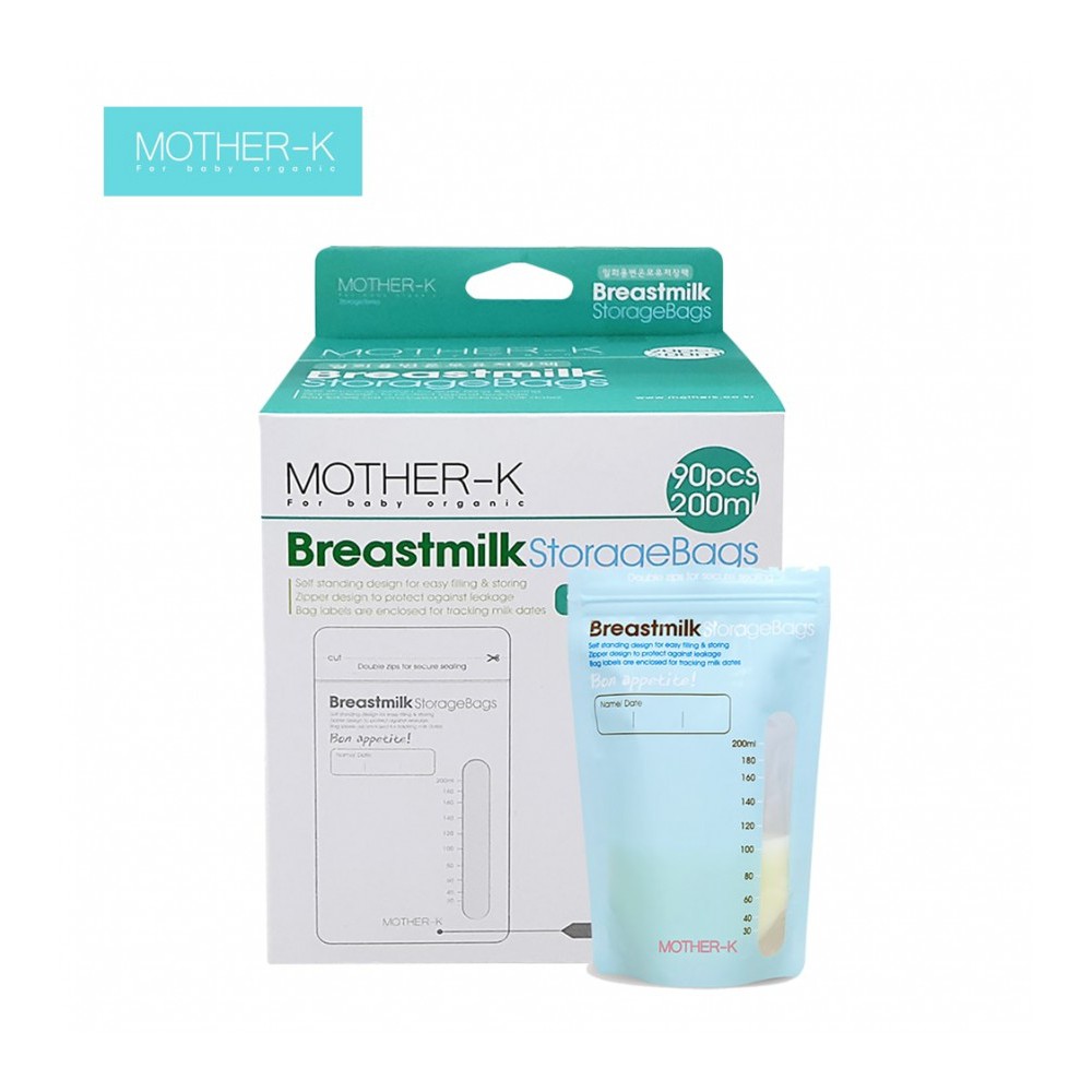 TÚI TRỮ SỮA CẢM BIẾN NHIỆT MOTHER-K HÀN QUỐC 200ml