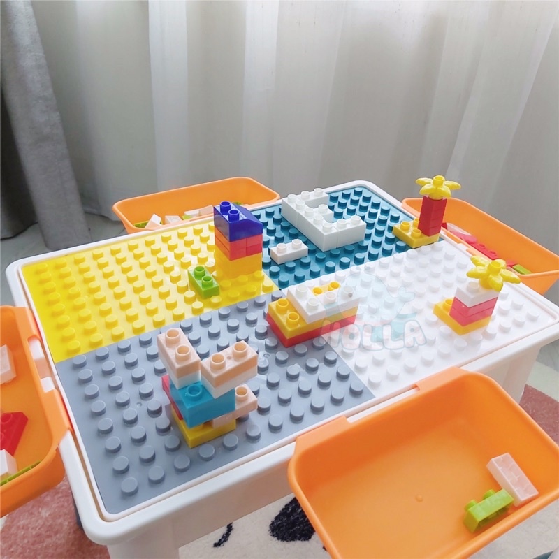 Bộ bàn lego nhỏ Holla có thể làm bàn học szie nhỏ