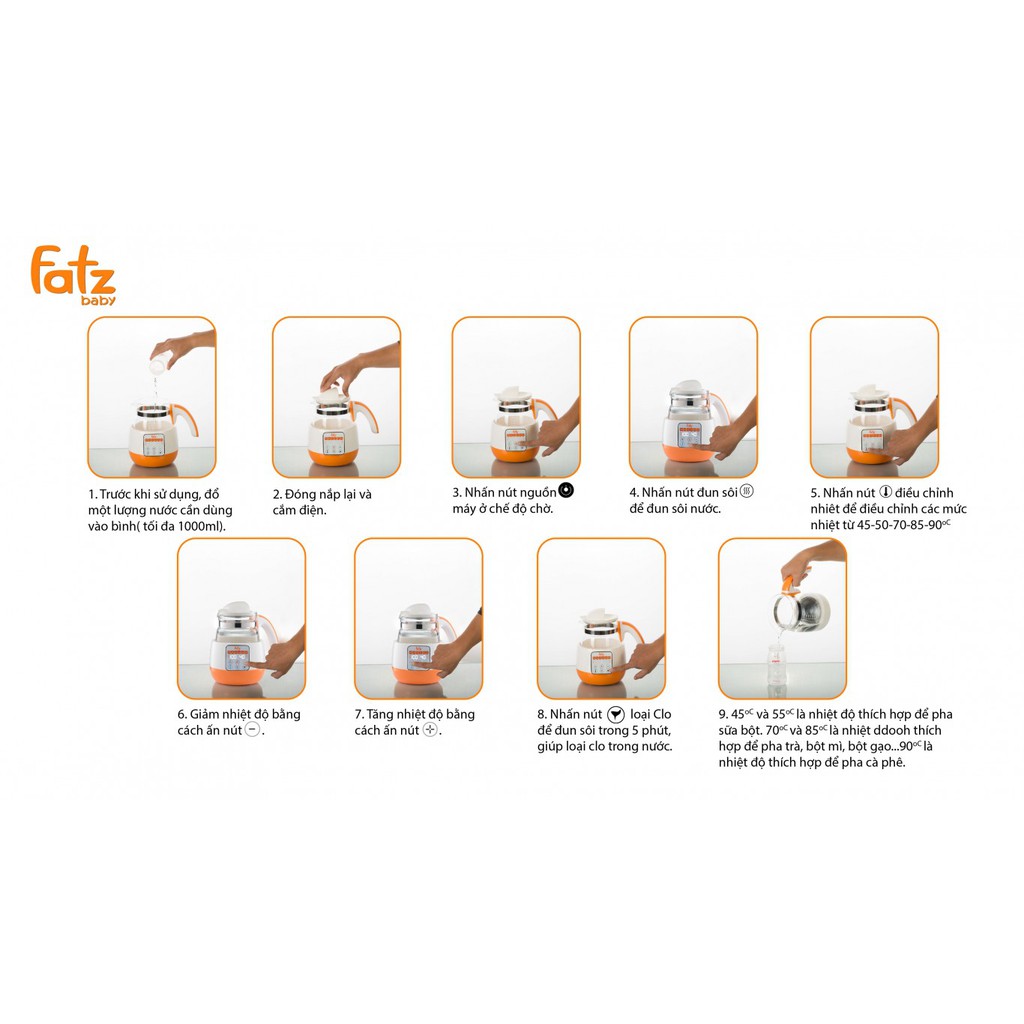 MÁY ĐUN VÀ HÂM NƯỚC ĐIỆN TỬ FATZ BABY FB3502SL