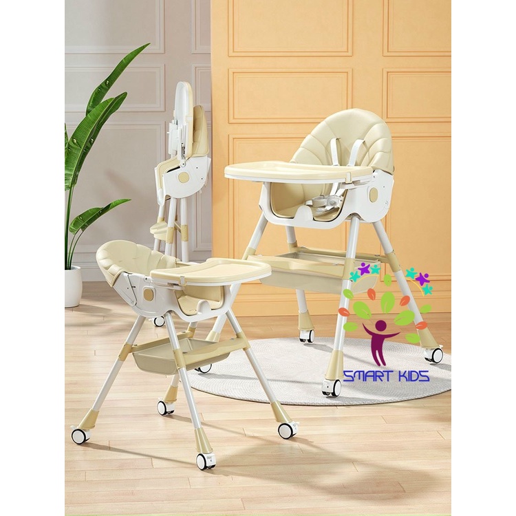 Ghế Ăn Ngả Lưng Gấp Gọn Có Bánh Umoo Um-05117 UM-05142 UM-05145