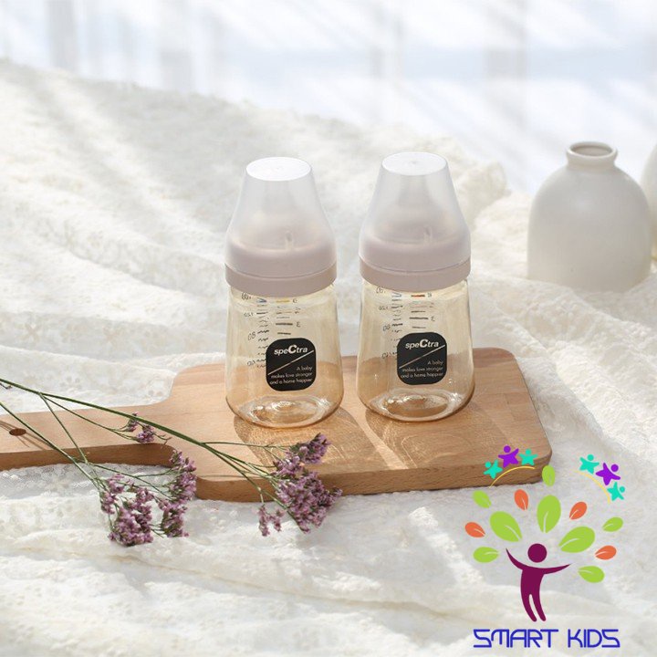 Bình sữa PPSU cổ rộng Spectra 160ml núm size S