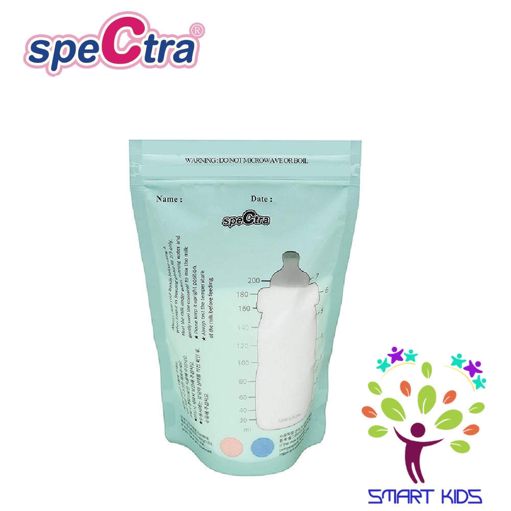 Túi Trữ Sữa Spectra Cảm Ứng Nhiệt 200ml (30 Túi/ Hộp)