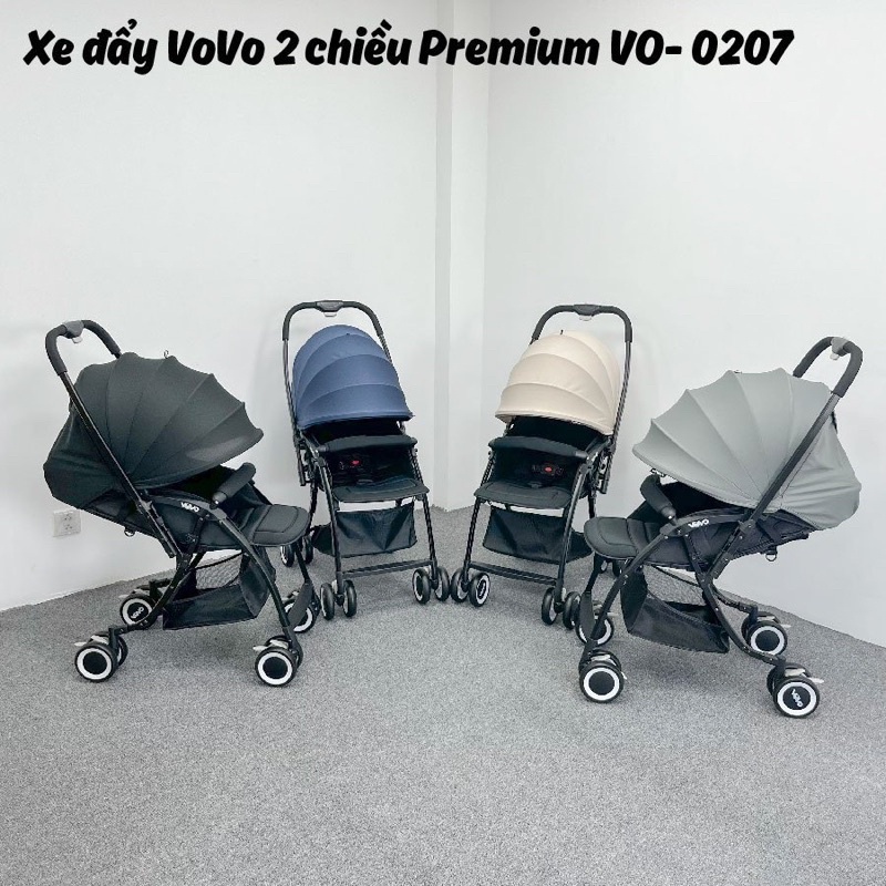 Xe đẩy Vovo 2 Chiều Premium Vo-0207 Bản Nâng Cấp Mới Nhất