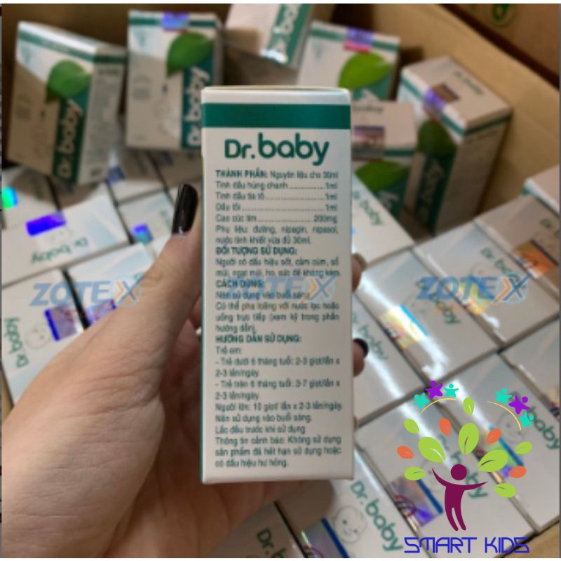 TINH DẦU HÚNG CHANH DR BABY CHO BÉ 30ML