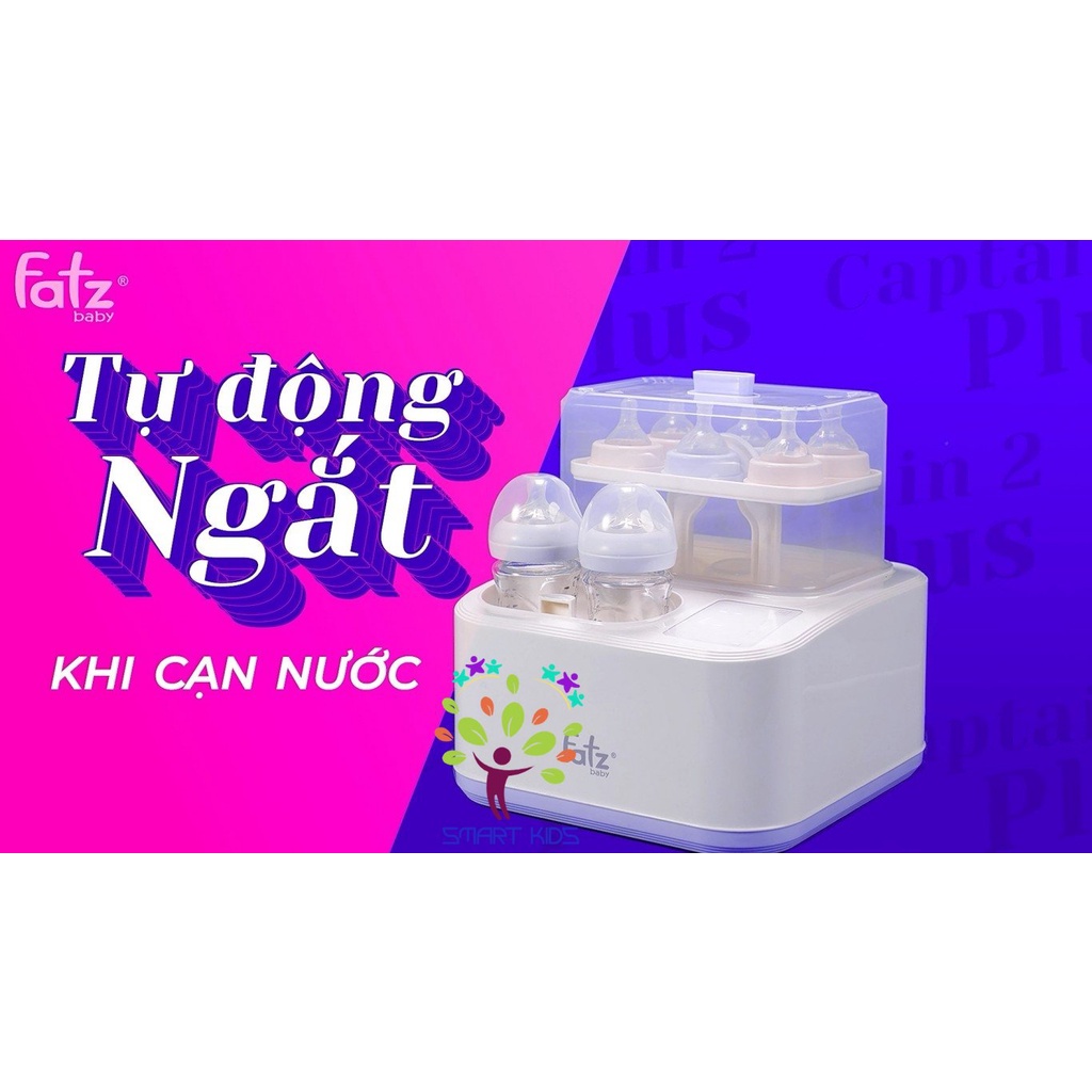 Máy Tiệt Trùng / Sấy Khô / Nấu Cháo Thông Minh Tích Hợp Máy Hâm Sữa - Captain 2 Plus + FB4316SL