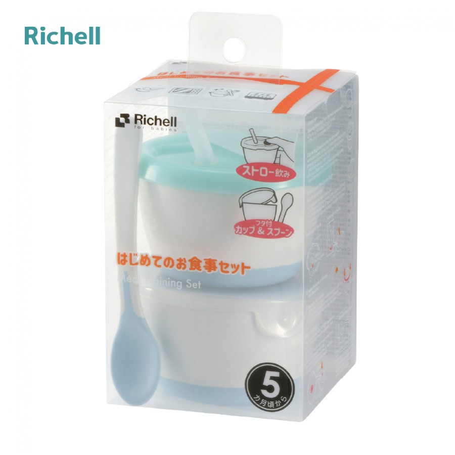 Bộ Cốc Và Chén ăn Dặm Richell