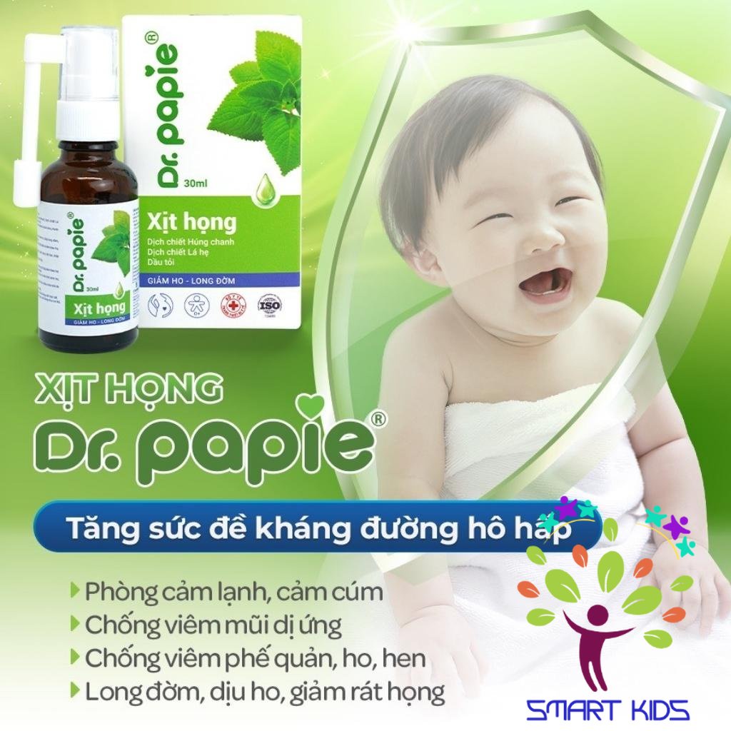 Tinh Dầu Húng Chanh Dr.papie Hỗ Trợ Giảm Ho, Tăng Sức Đề Kháng Đường Hô Hấp 30ml