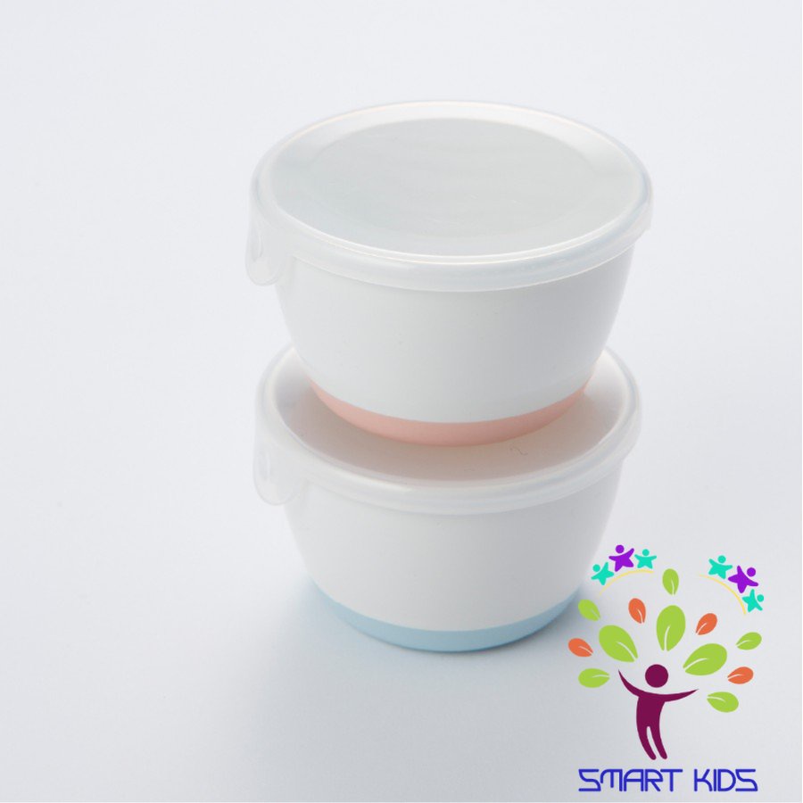 Bộ Chén ăn Dặm T.l.i Richell (kèm Nắp Và Muỗng)