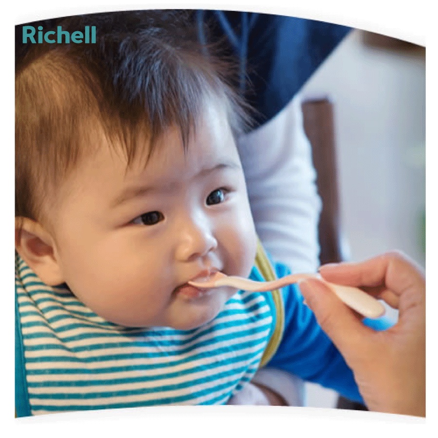 Bộ Muỗng Mềm Và Muỗng Nhựa T.l.i Richell