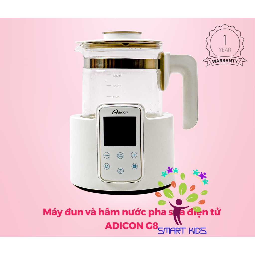 Máy đun và hâm nước pha sữa điện tử Adicon G8