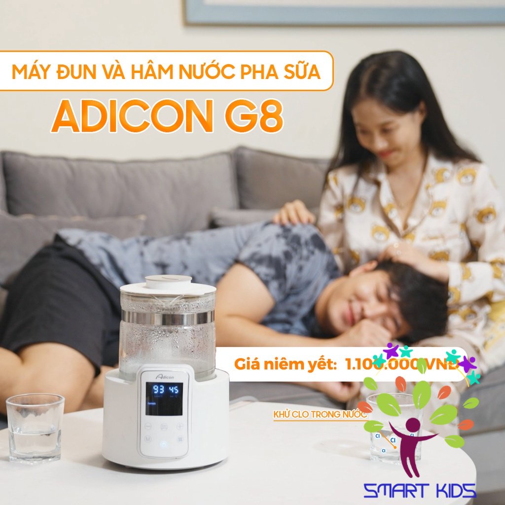 Máy đun và hâm nước pha sữa điện tử Adicon G8