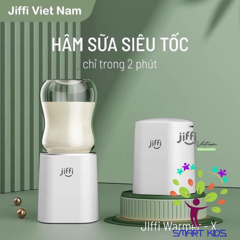 Máy hâm sữa di động không dây Jiffi phiên bản mới Bảo hành chính hãng