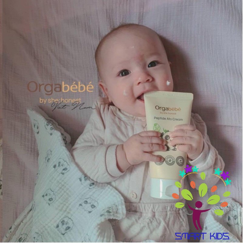 Kem dưỡng ẩm cho bé Peptide Ato Cream ORGABÉBÉ Hàn Quốc 150ml