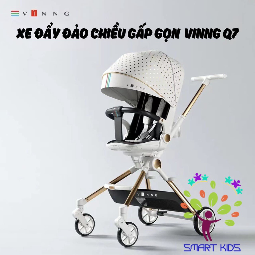 Xe đẩy đảo chiều gấp gọn Vinng Q7
