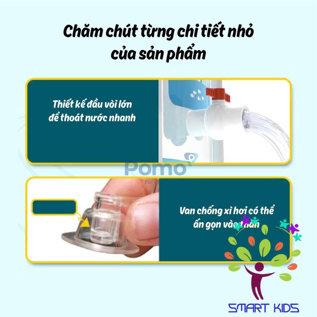 Bể bơi thành cao Umoo Doctor Dolphin mẫu mới bản nâng cấp