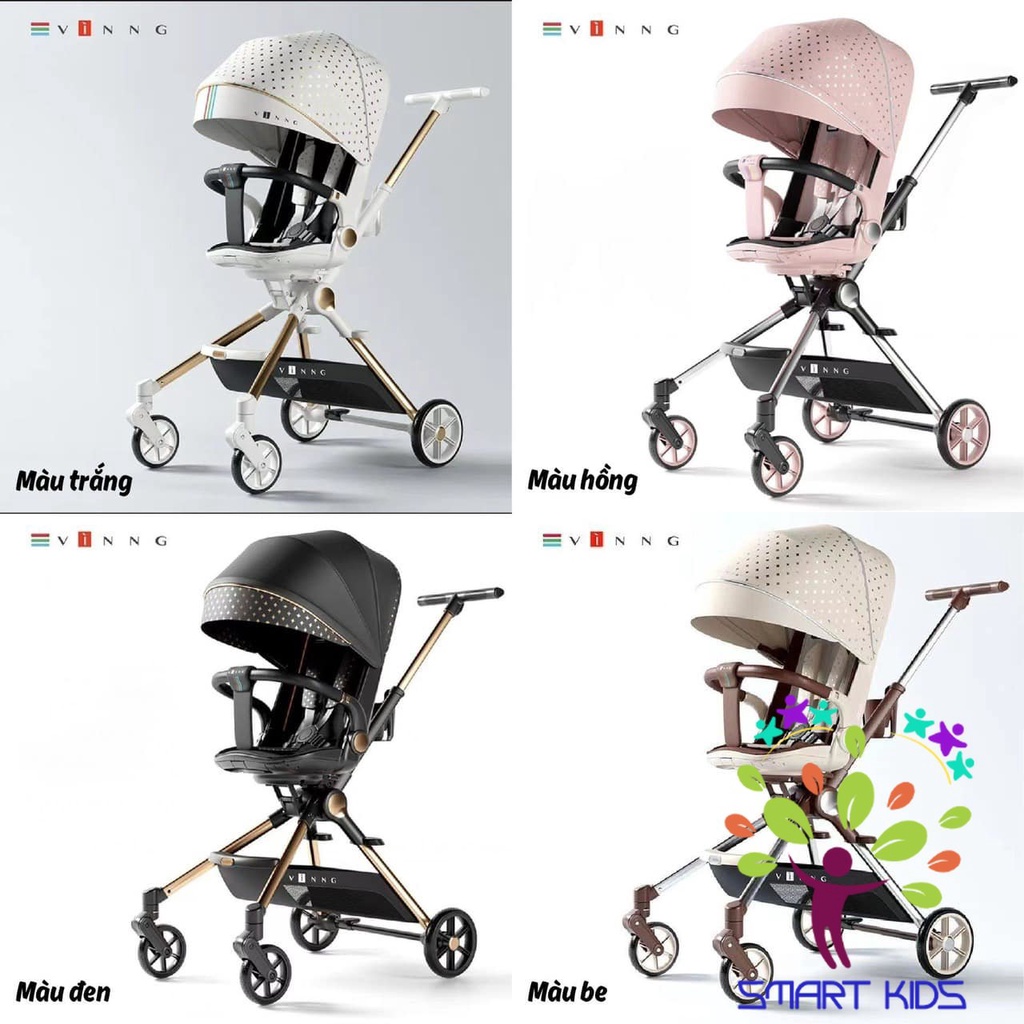 Xe đẩy đảo chiều gấp gọn Vinng Q7