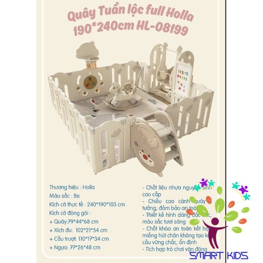 Quây tuần lộc gấp gọn Holla