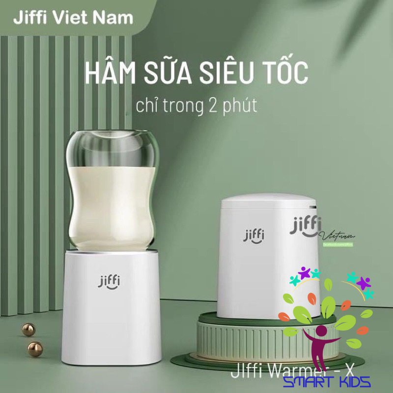 Máy hâm sữa di động không dây Jiffi phiên bản mới Bảo hành chính hãng