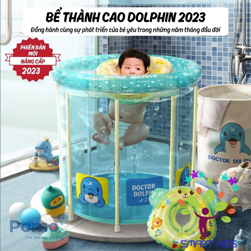 Bể bơi thành cao Umoo Doctor Dolphin mẫu mới bản nâng cấp