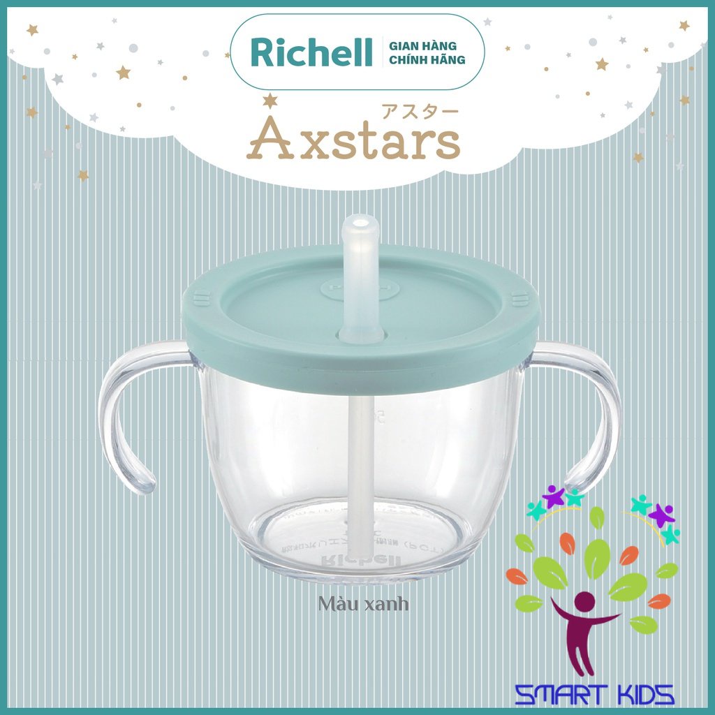 Cốc tập uống 3 giai đoạn AXSTARS Richell Nhật Bản
