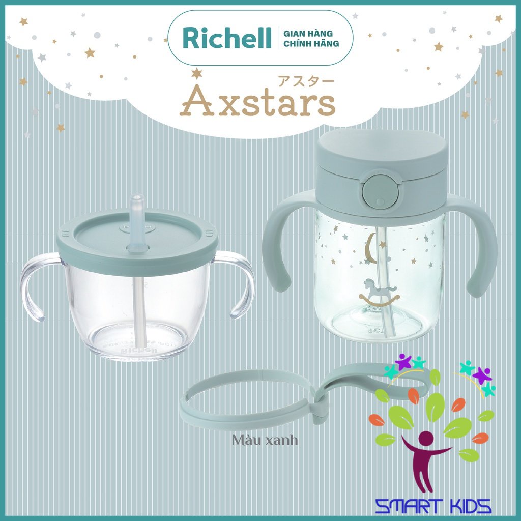 BỘ CỐC TẬP UỐNG VÀ BÌNH ỐNG HÚT AXSTARS RICHELL