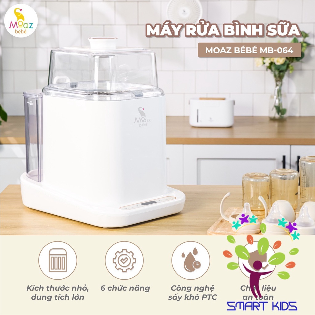 Máy rửa bình sữa Moaz Bebe MB-064