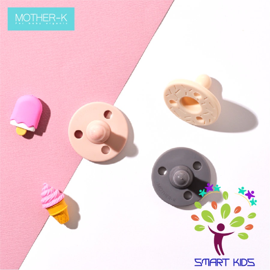 TI GIẢ SILICONE MOTHER-K ĐẦU TRÒN NGUYÊN KHỐI DÀNH CHO BÉ 0-18M
