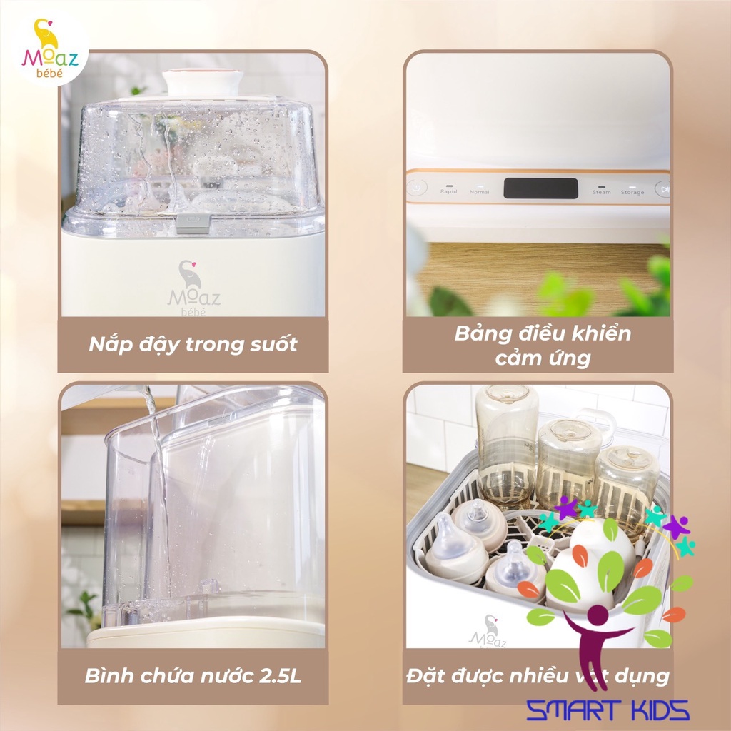 Máy rửa bình sữa Moaz Bebe MB-064