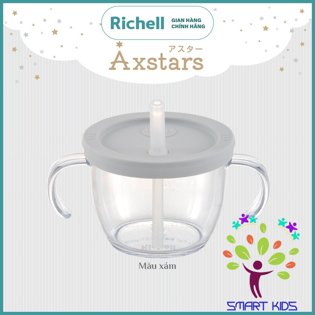 Cốc tập uống 3 giai đoạn AXSTARS Richell Nhật Bản