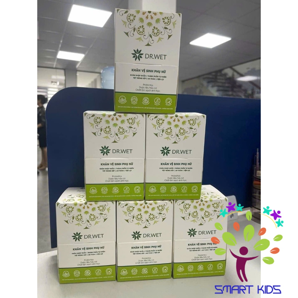 Khăn Vệ Sinh Phụ Nữ DR.Wet Sản Phẩm Mới Dr Papie