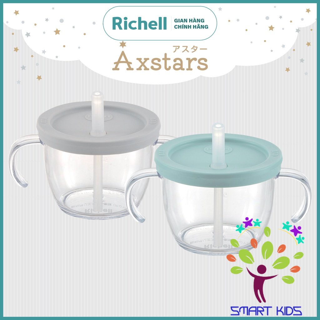 Cốc tập uống 3 giai đoạn AXSTARS Richell Nhật Bản
