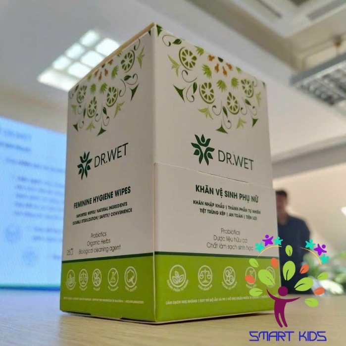 Khăn Vệ Sinh Phụ Nữ DR.Wet Sản Phẩm Mới Dr Papie