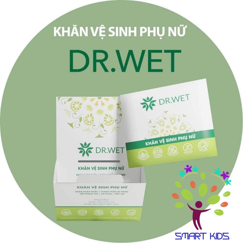 Khăn Vệ Sinh Phụ Nữ DR.Wet Sản Phẩm Mới Dr Papie