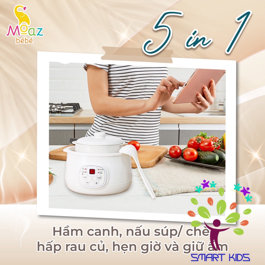 Nồi nấu chậm Moaz Bebe MB-060