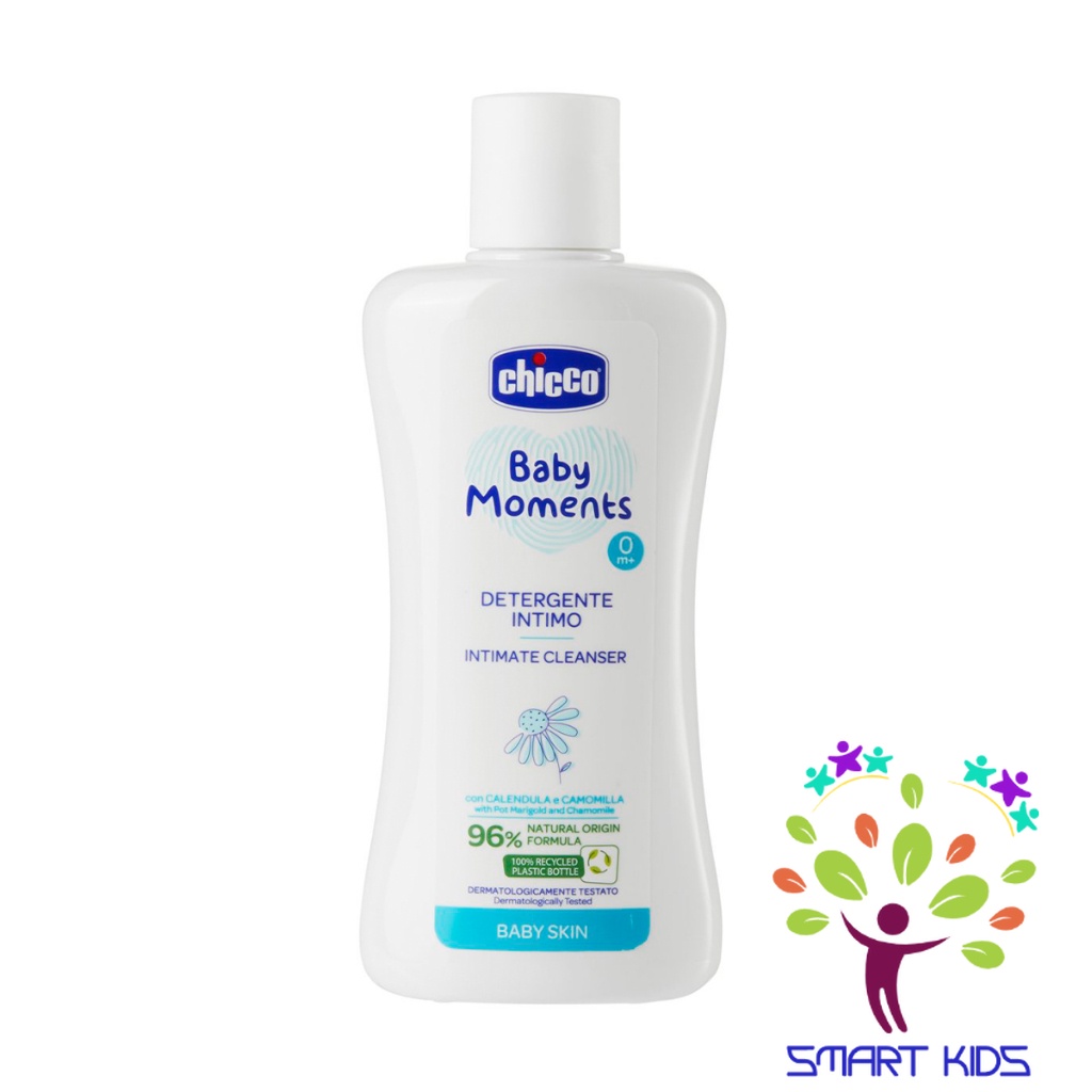 Gel Vệ Sinh Vùng Kín Cho Bé Chiết Xuất Hoa Cúc Chicco 0M+ 200ml