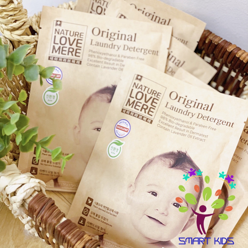 Nước giặt Nature Love mere Hương original gói 80ml dùng thử