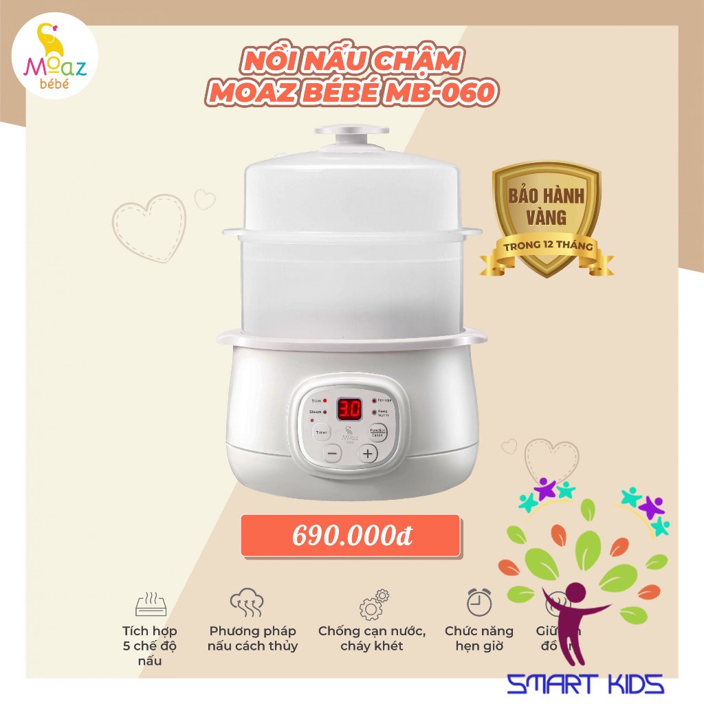 Nồi nấu chậm Moaz Bebe MB-060