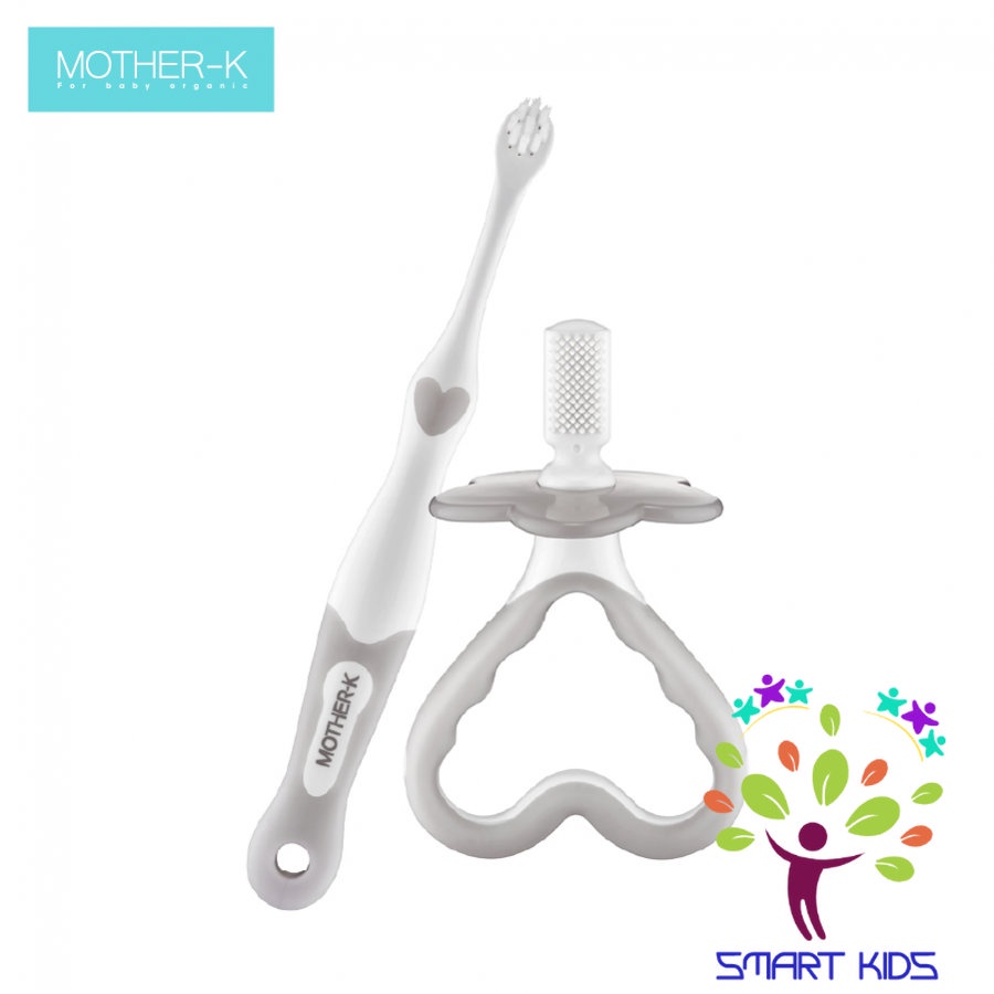 BỘ 2 BÀN CHẢI ĐÁNH RĂNG MOTHER-K HÀN QUỐC 6 – 12M