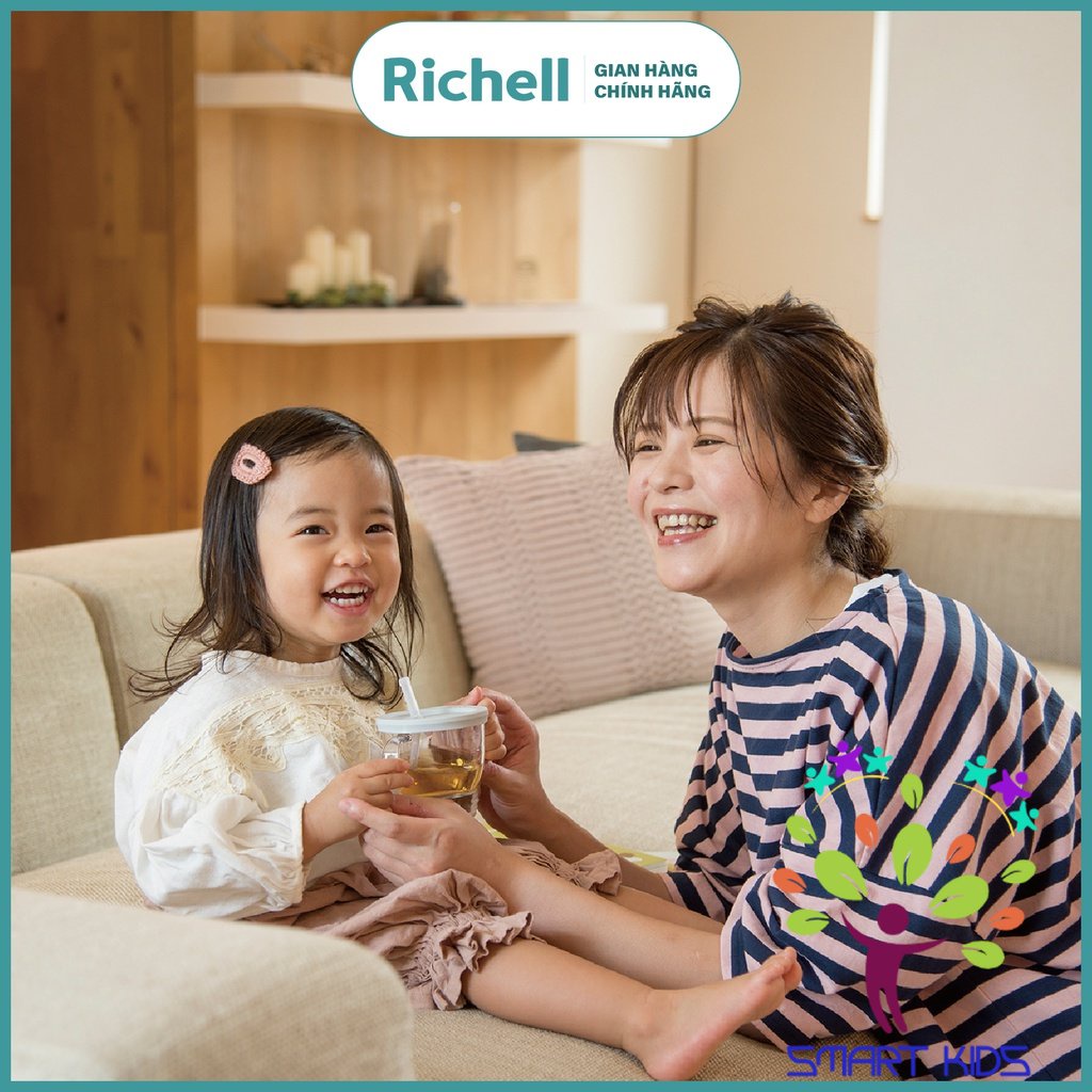 Cốc tập uống 3 giai đoạn AXSTARS Richell Nhật Bản