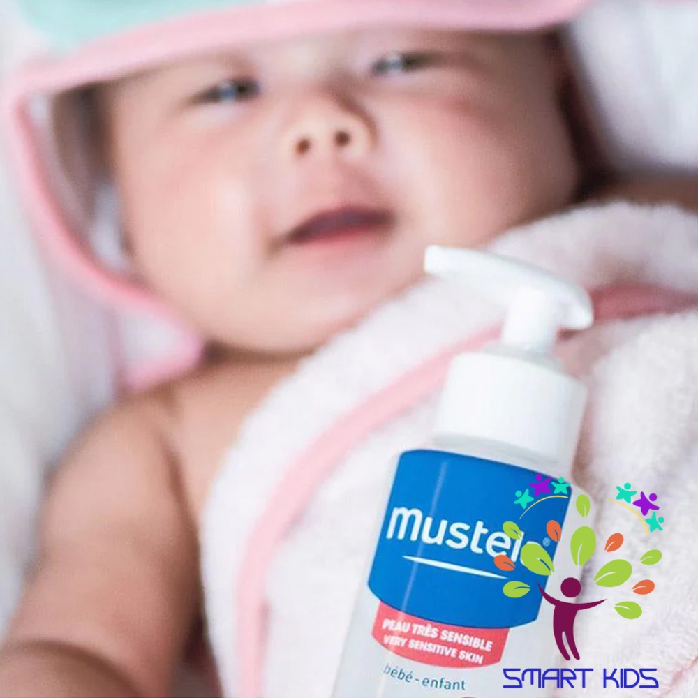 Nước Làm Sạch Mặt Và Cơ Thể Da Rất Nhạy Cảm MUSTELA No-Rinse Soothing Cleansing Water 300ml
