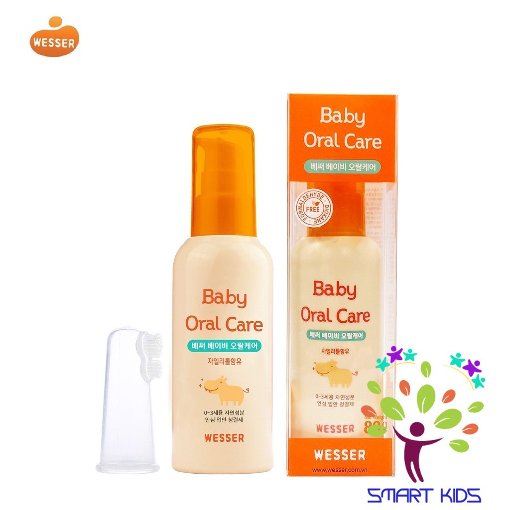Nước rơ lưỡi Wesser dành cho bé từ sơ sinh