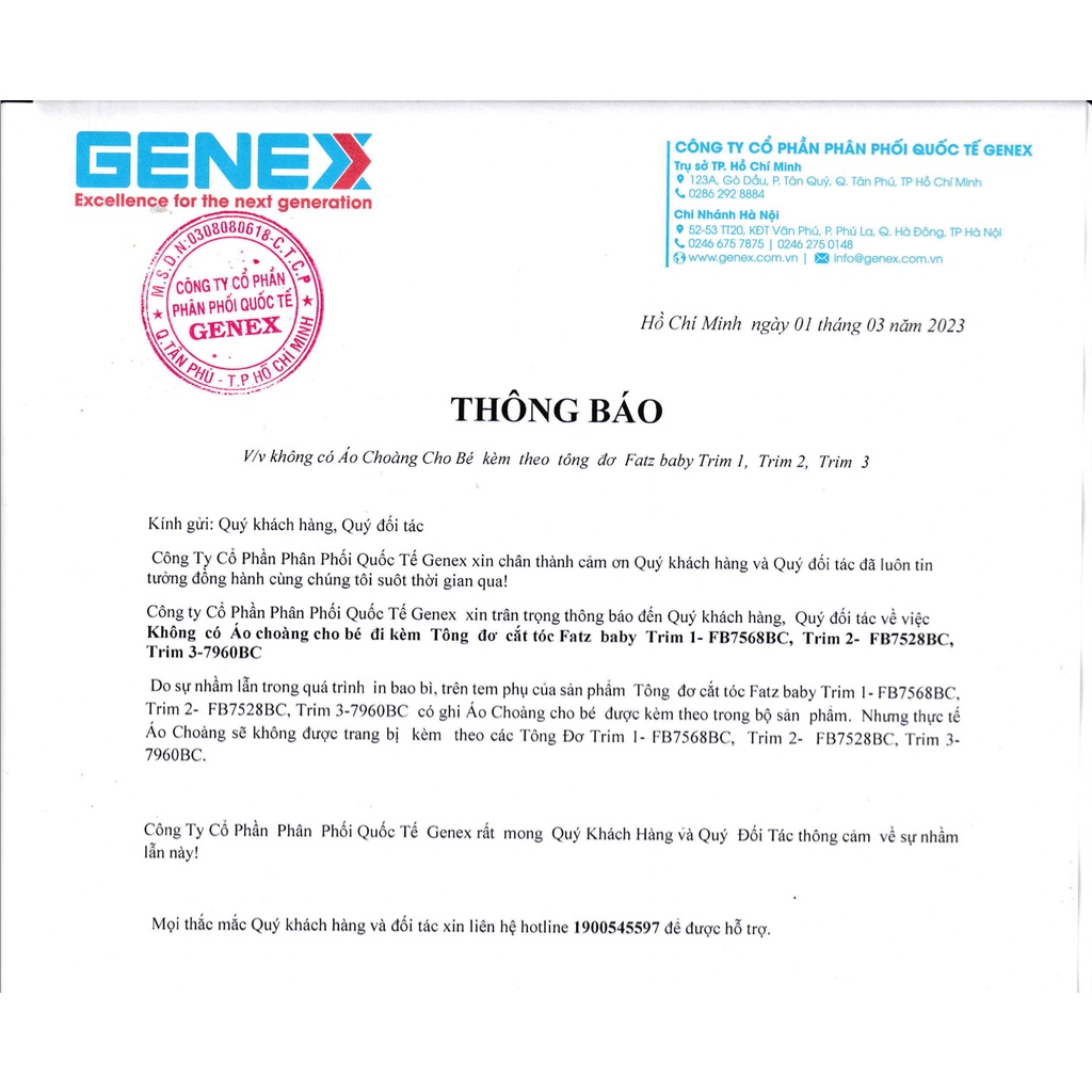 Tông Đơ Cắt Tóc Cho Bé Fatz Baby - Trim 2 - FB7528BC