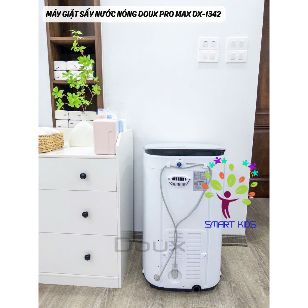 Máy Giặt Sấy Nước Nóng Doux Pro Max DX-1342
